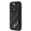Karl Lagerfeld KLHCP13XPQDSMGK iPhone13 Pro Max 6.7 czarny/black hardcase Diagonal Quilted Script